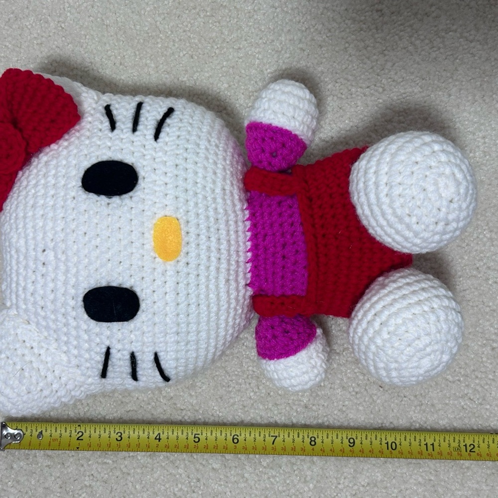 Crochet Hello Kitty Plush - Picture 4 of 4